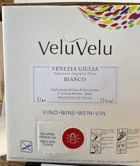 Bianco Velu Velu "Bag in Box"